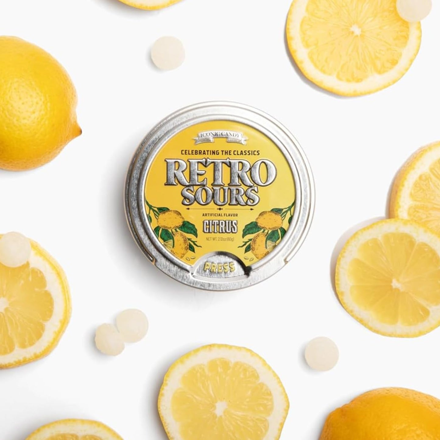 Retro Sours Tangerine + Mango + Citrus (3 Pack) - Hard Tangy Candy