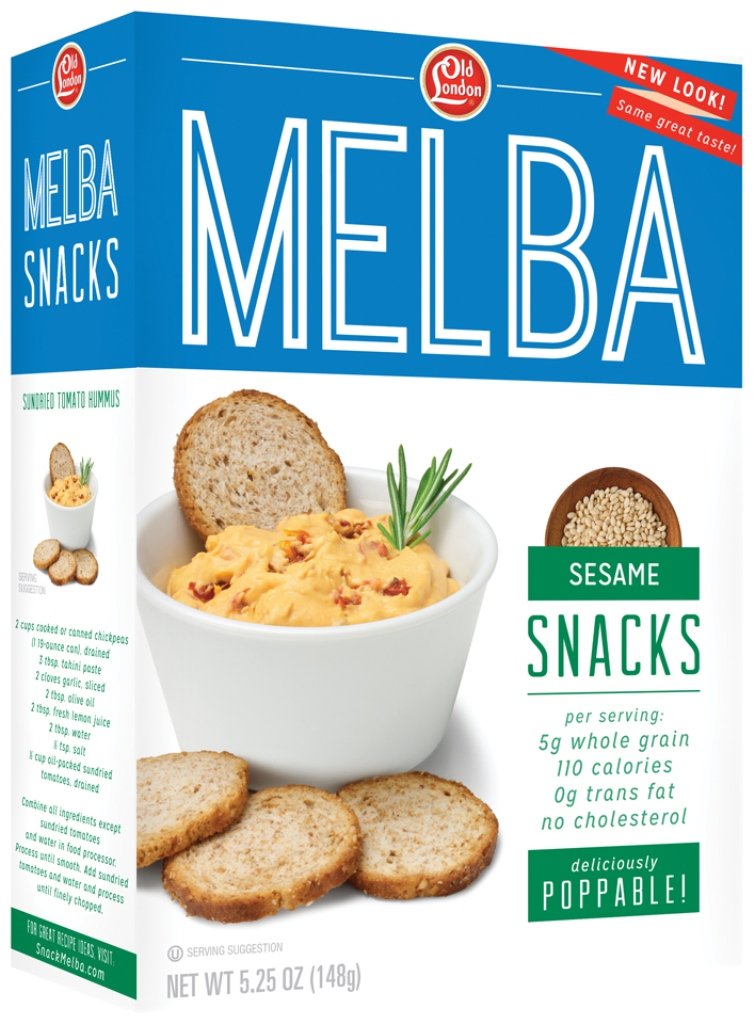 Old London Melba Snacks, Sesame, 5.25 Ounce (Pack Of 12)