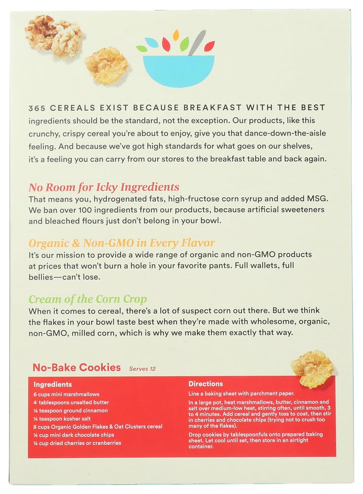 365 By Whole Foods Market, Organic Golden Flakes & Oat Clusters