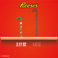 REESES Miniatures Milk Chocolate Peanut Butter Cups, Christmas Candy Plastic Cane, 2.17 oz