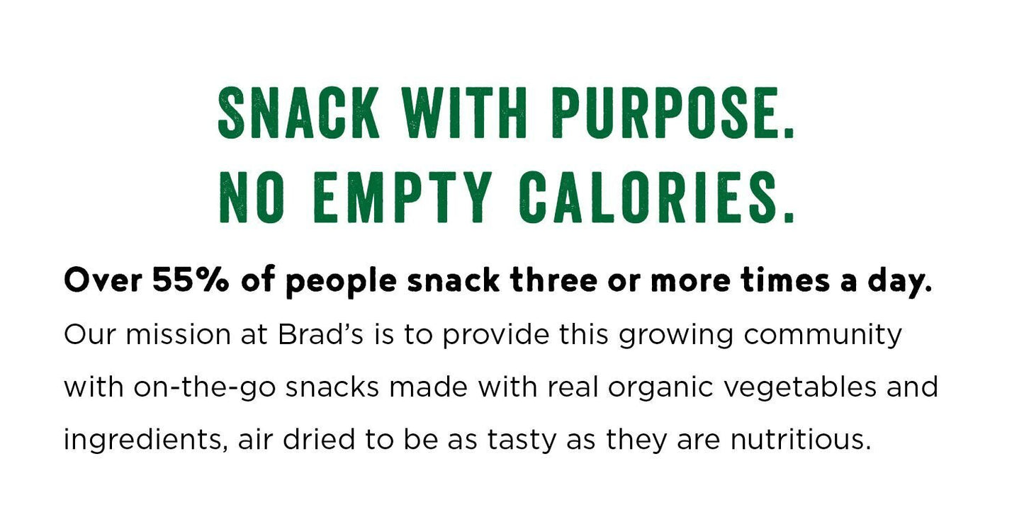 Brads Plant Based Organic Veggie Chips, Kale, 6 Bags, 12 Servings Total-3 Ounce (Pack of 6)