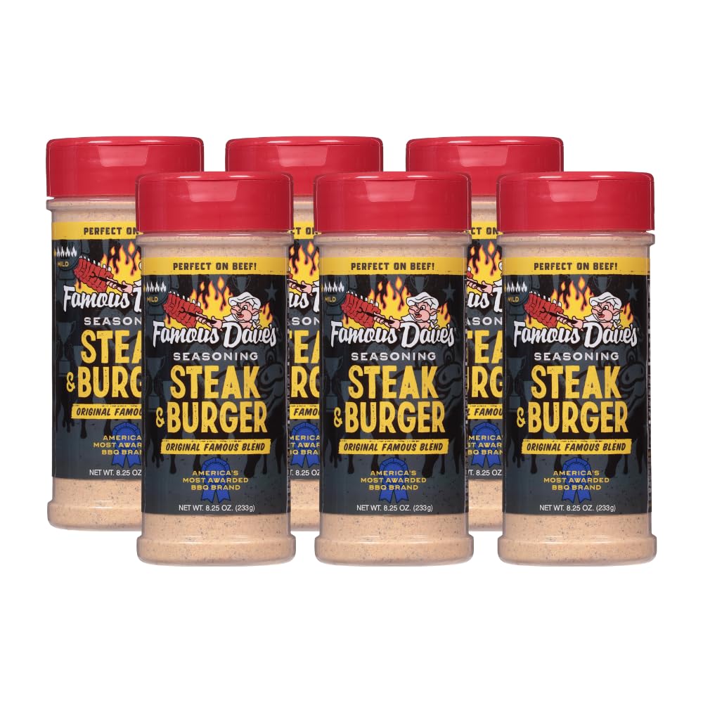 Famous Dave's - 6 pck, Steak & Burger Seasoning (49.50 oz.)