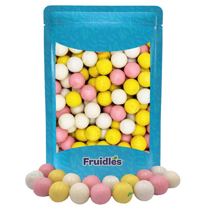 Fruidles Birthday Cake Chewing Gum Balls Flavored Candy Buffet Treats, Machine Size Refills, Kosher Certified Parve, 1 Inch (2 P
