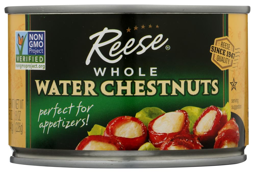Reese Whole Water Chestnuts 8 Oz (Pack Of 6)