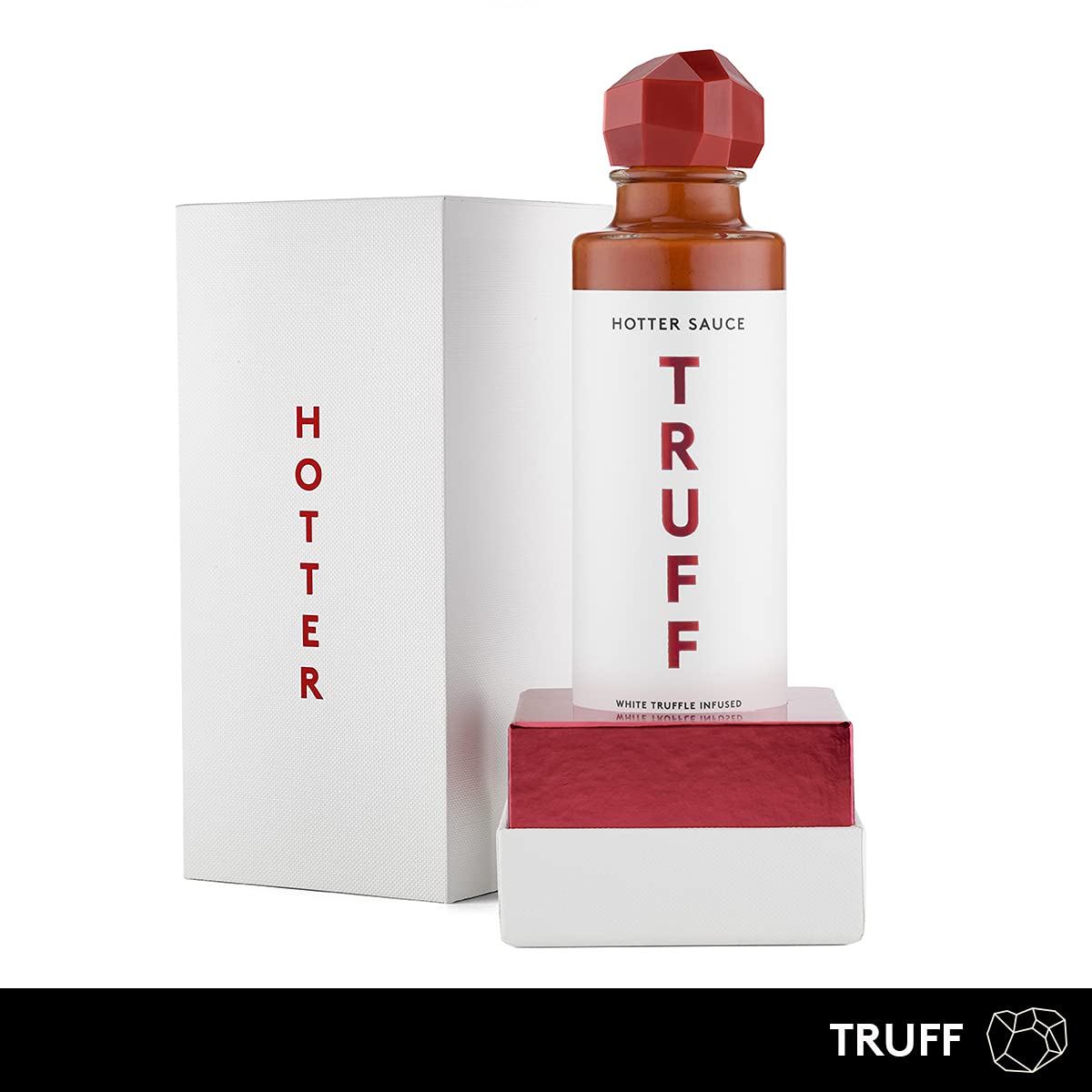 TRUFF Hot Sauce with White Truffle & Jalapeño, 6 oz, Pack of 1, More Heat & Agave Nectar