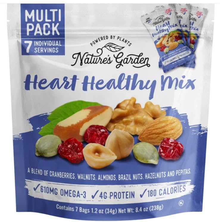 Natures Garden - Heart Healthy Mix (7 Bags per package) - 2 pack.