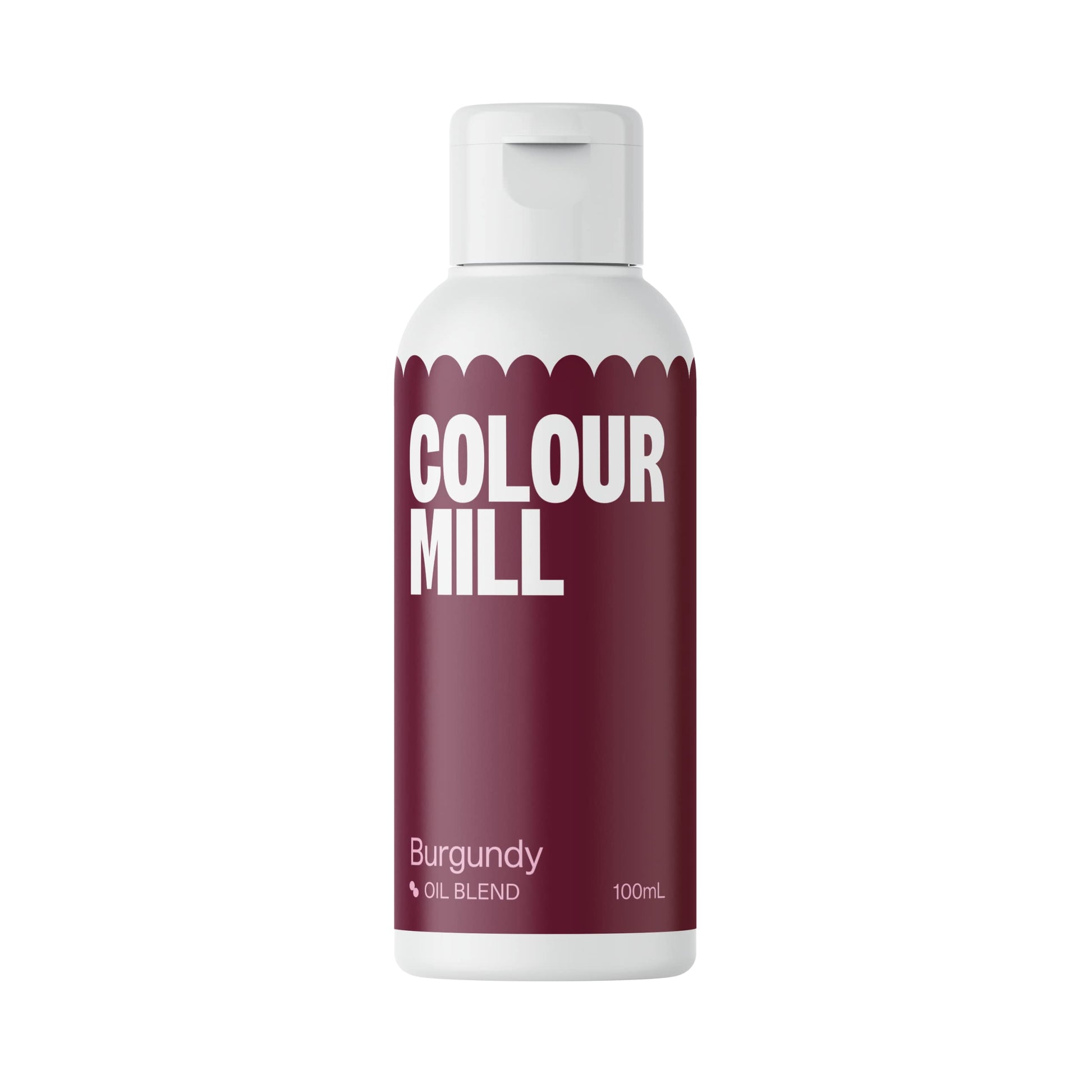 Colour Mill Oil-Based Food Coloring, 100ml, Burgundy, 3.38 Fl Oz, Pack of 1