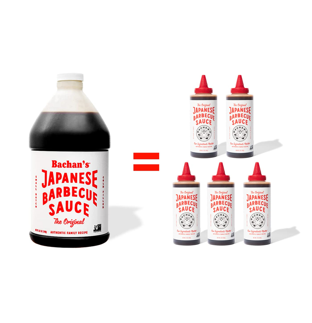 Bachan'S - Original Japanese Barbecue Sauce, 85 Oz, Half Gallon - Bbq Sauce For Wings, Chicken, Beef, Pork, Seafood, Noodles, An