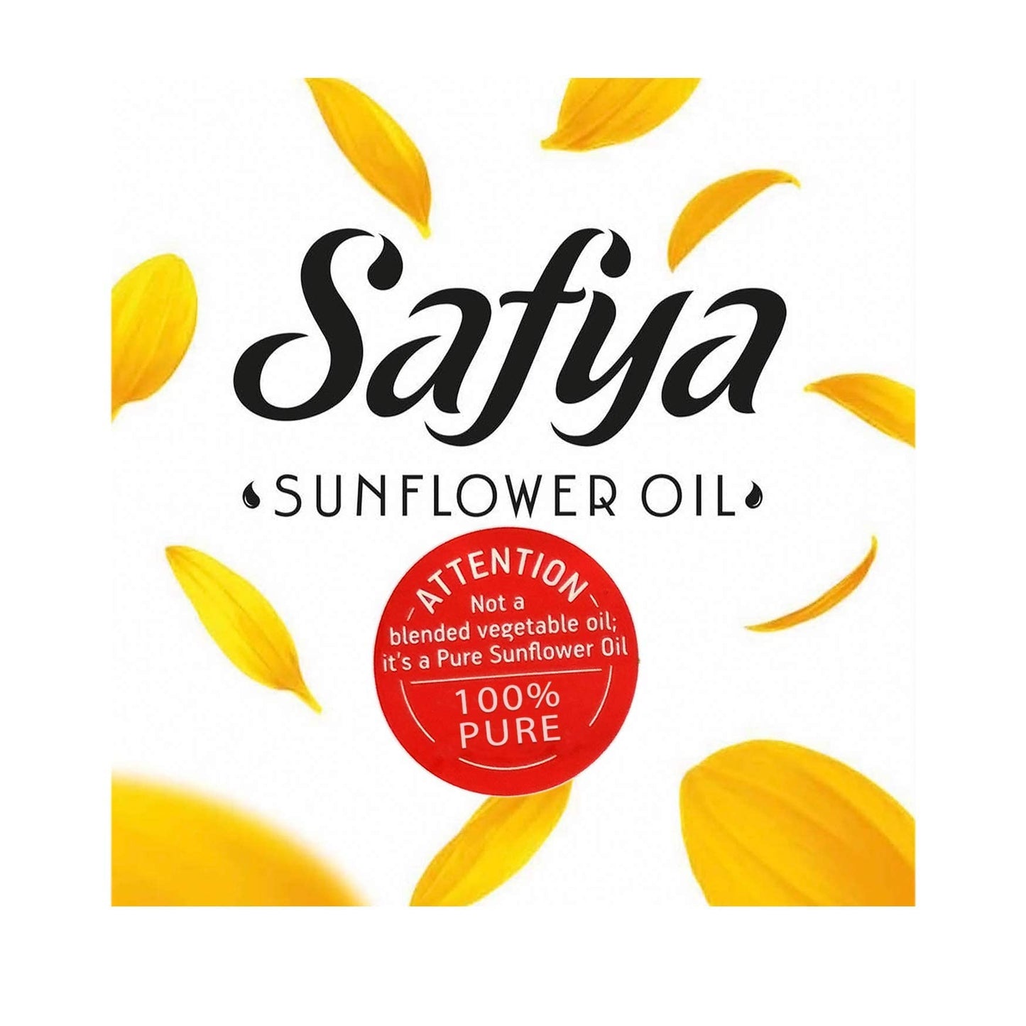 Safya - 100% Pure Sunflower Oil, (5 L) 169 Fl Oz