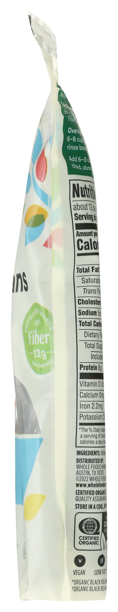 365 by Whole Foods Market Organic Black Beans, 16 Ounce - Non-GMO, Pack of 1