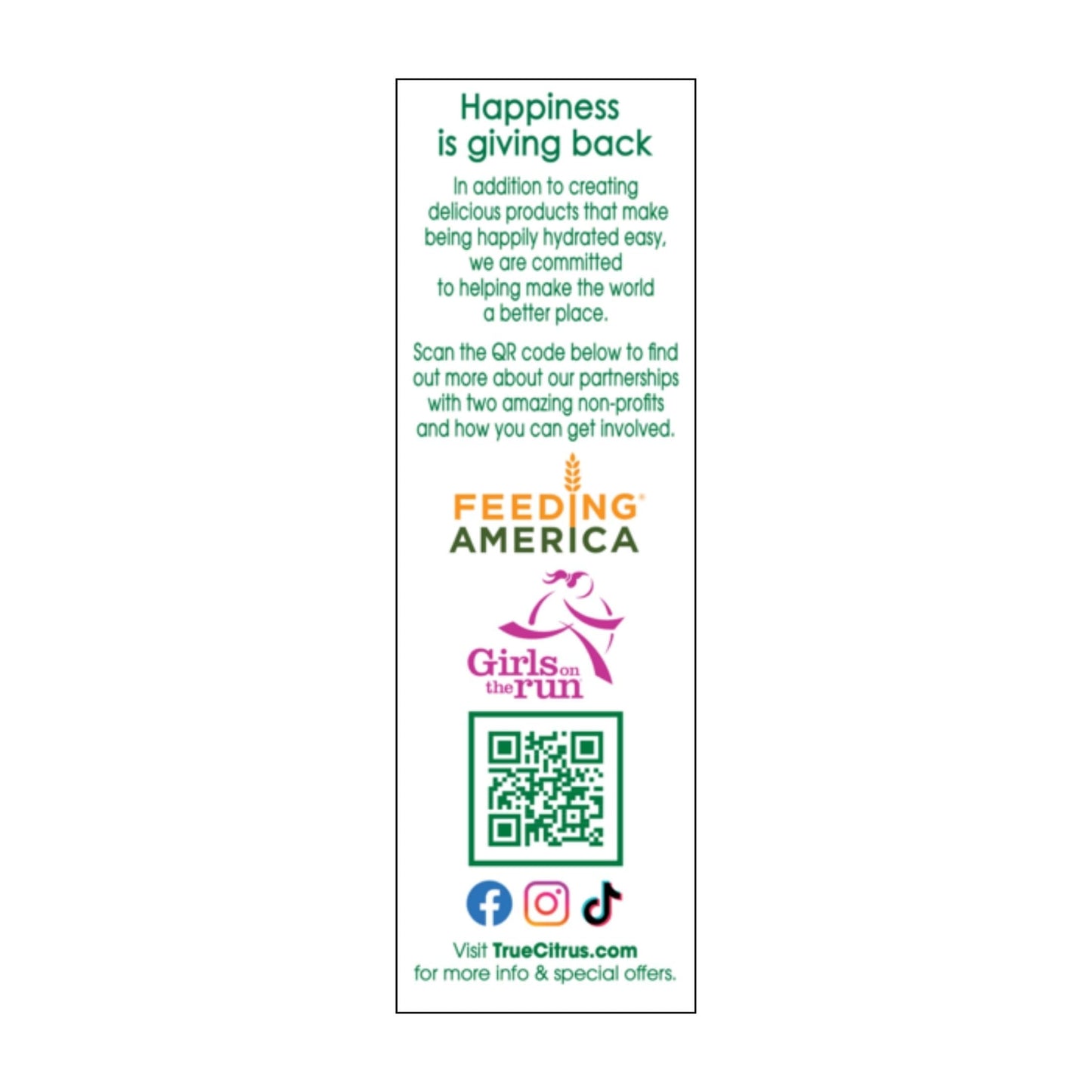 TRUE LEMON Strawberry Banana Kids Drink Mix (10 Packets) - No Preservatives or Artificial Flavors - Low Sugar Hydration Powder f
