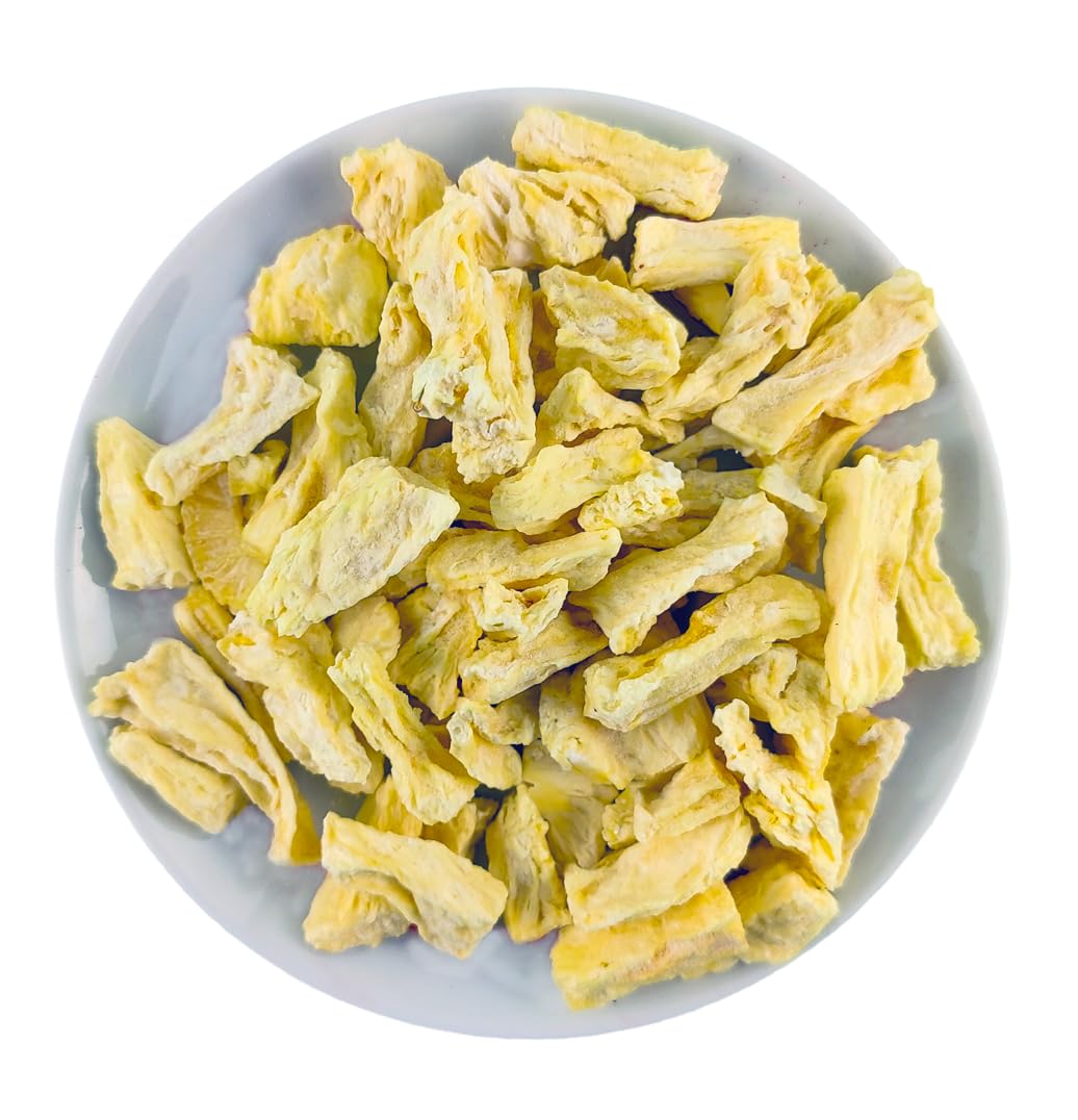 Freeze-Dried Pineapple - 7 Pack - 100% Real Fruit, No Sugar Added, Crunchy & Delicious, Long Shelf Life