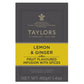 Taylors Of Harrogate Lemon & Ginger Herbal Tea, 20 Count