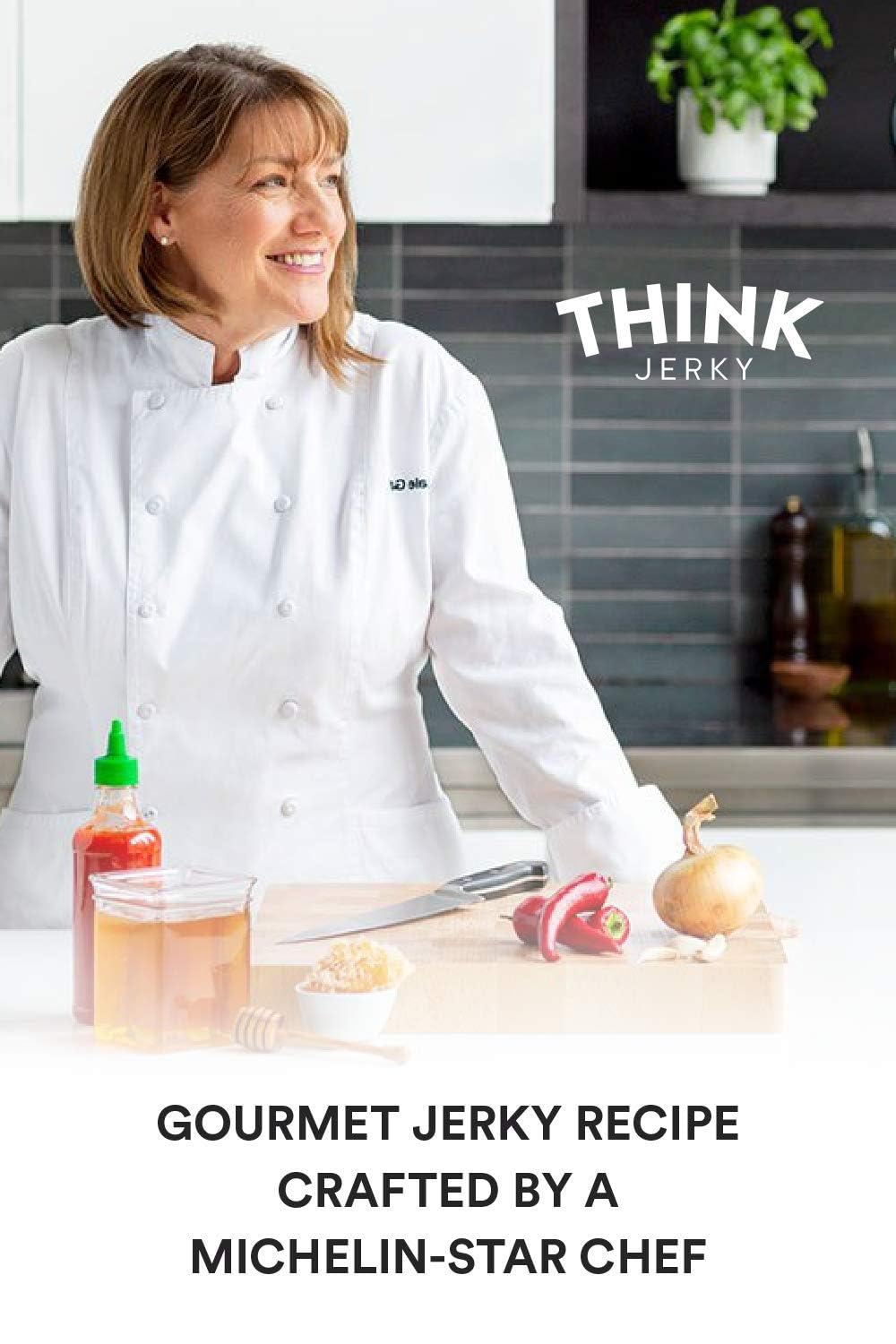 Think Jerky Sriracha Honey Turkey Jerky, High Protein, Gluten Free, Low Calorie, 1 oz Bags, 12 Pack