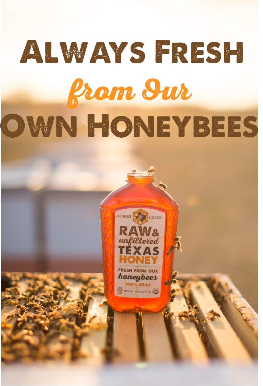 Desert Creek - Raw Honey, Natural Premium And Pure Texas Product - 1 Gallon