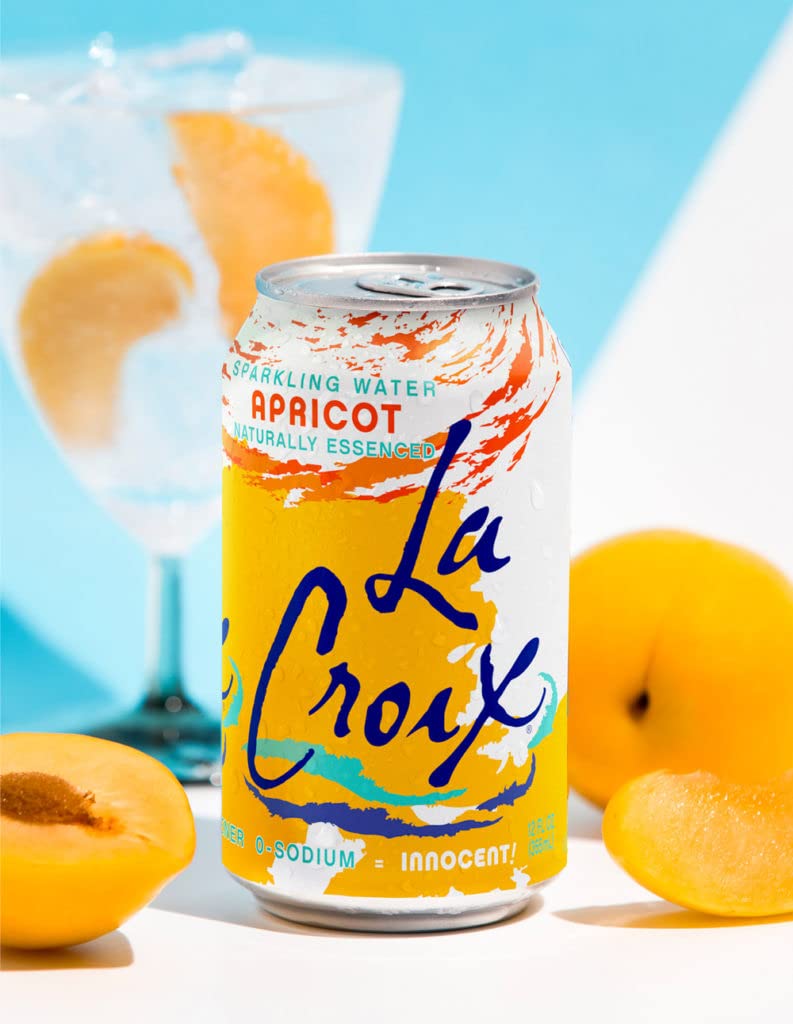 LaCroix Sparkling Water, Apricot, 12 Fl Oz (pack of 8)