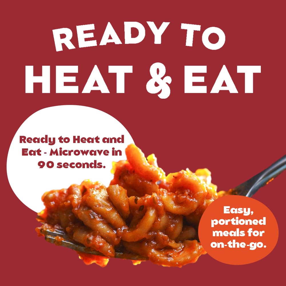 Proper Goods Spicy Tomato Pasta with Spiral Rotini | Easy Lunch or Dinner with 10g Protein per Serving | Quick Meal Solution | P