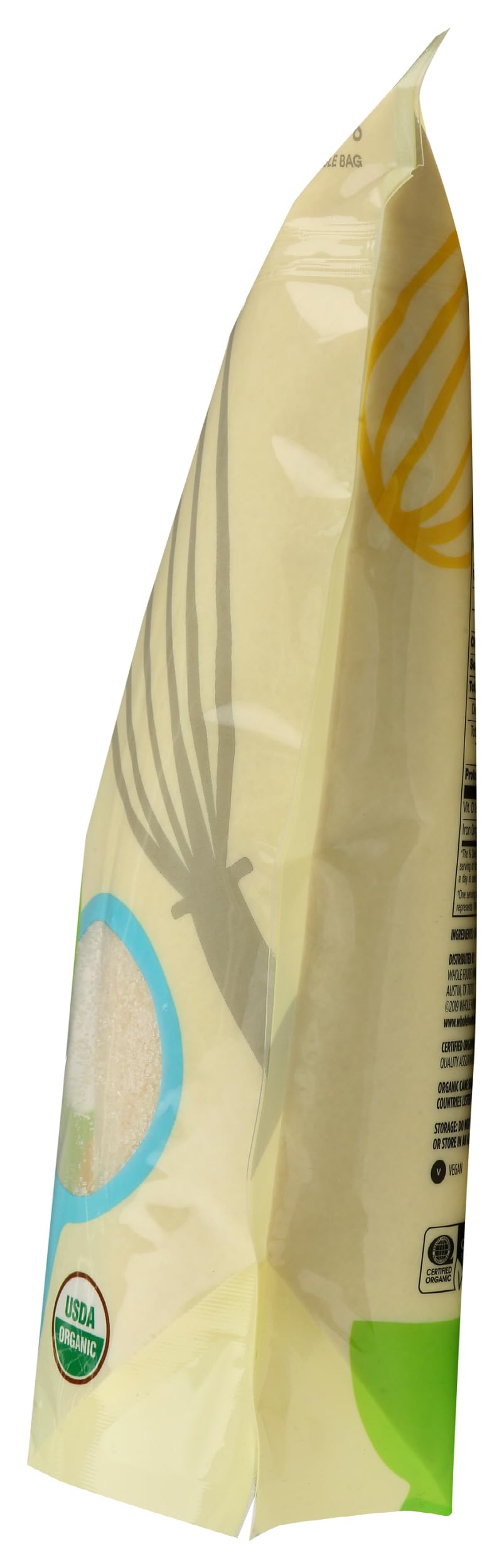 365 by Whole Foods Market Organic Cane Sugar, 4 Pound Pack, Non-GMO, Ideal for Baking and Sweetening