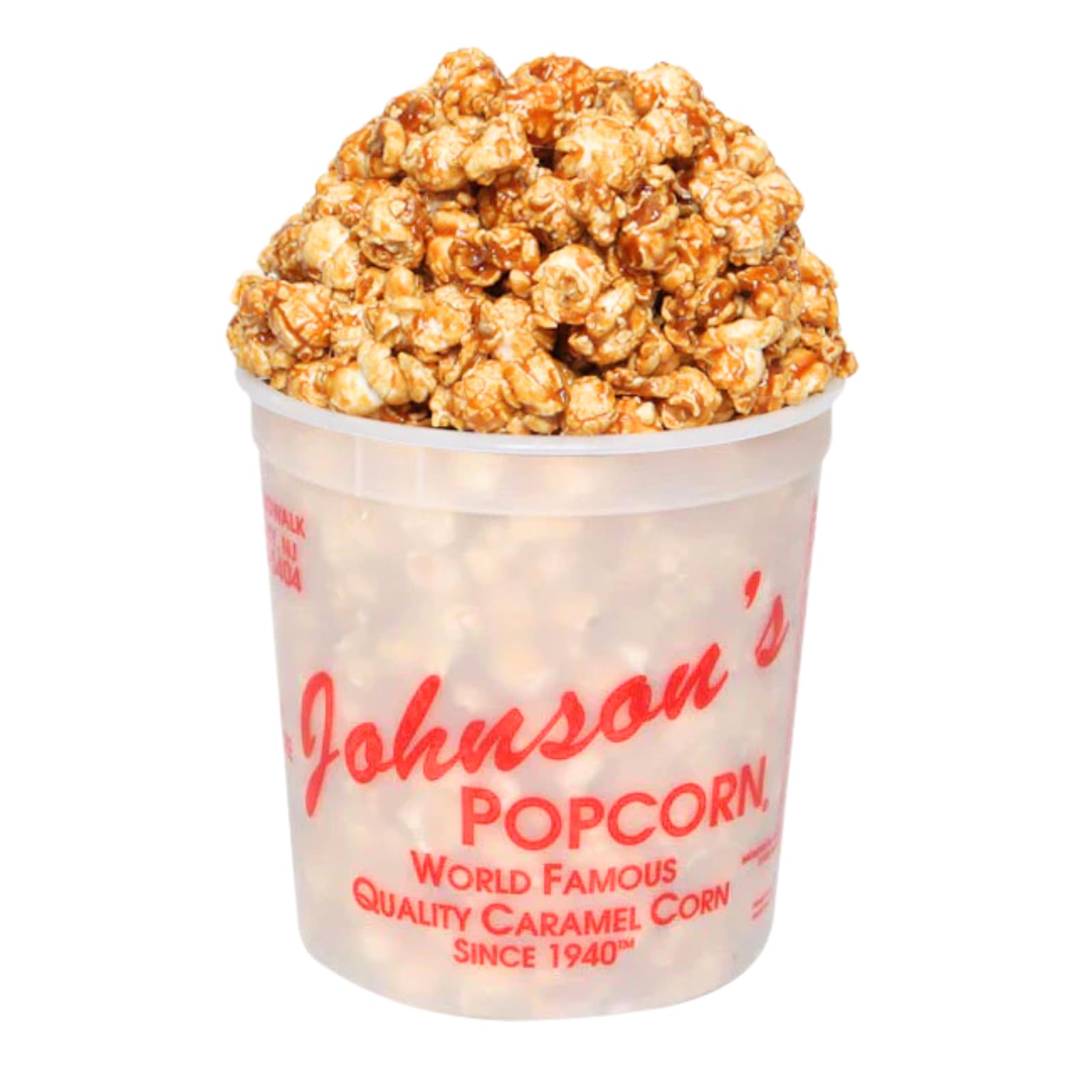 Johnson's Popcorn Caramel Popcorn Handmade, Freshly Popped Gourmet Sweet & Crunchy Delicious Treat for Family Parties, Movie Nig