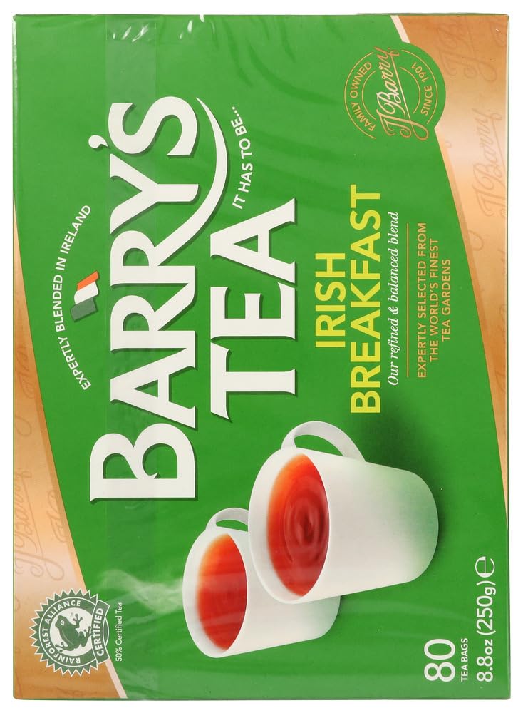 Barry'S Irish Breakfast Tea, 80-Count Tea Bags (Pack Of 3)