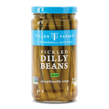 Tillen Farms Mild Dilly Beans, 12 oz, Pack of 1, Green