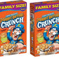Capn Crunch Cereal, Peanut Butter, 18.8oz Box, Packaging May Vary (Pack of 2)