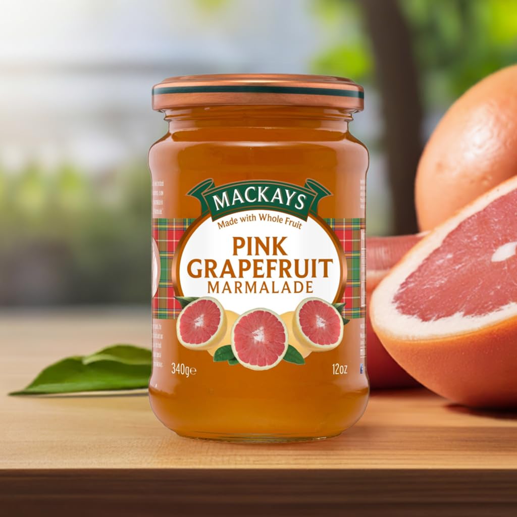 Mackays Pink Grapefruit Marmalade, 12 Oz