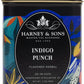 Harney & Sons Loose Leaf Tea, Indigo Punch, 3 oz, with Butterfly Pea Flower, Rose Hips, Apple Pieces, Raspberry, Model 38-1428-1