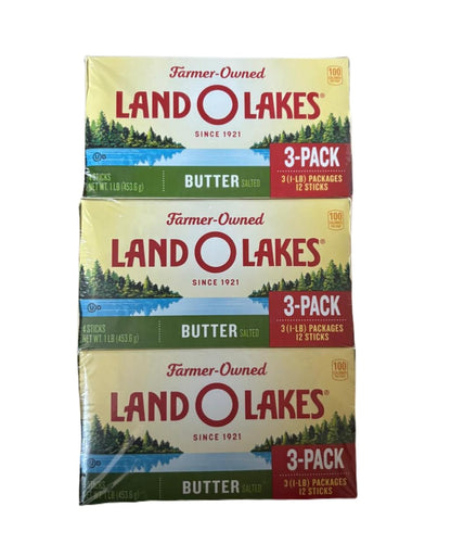 Land O Lakes Salted Butter, 3 pk./1 lb.