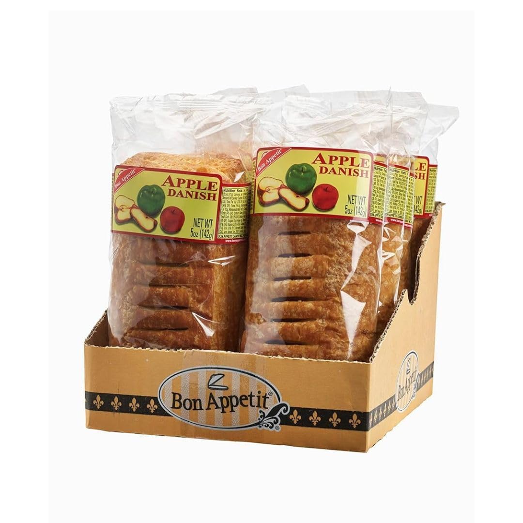 The Snack Store Variety Pack - Apple Danish, Cheese Croissant, Berries & Blueberry Cream - Small - 8 Packs