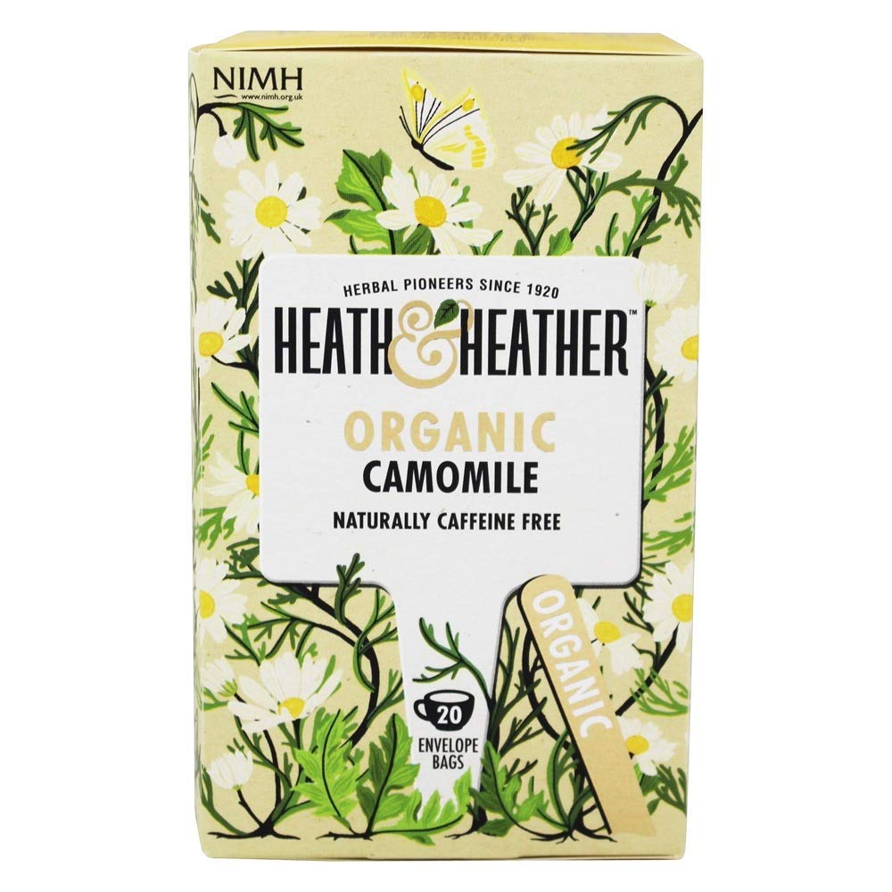 HEATH & HEATHER Organic Tea, Camomile, 20 Count