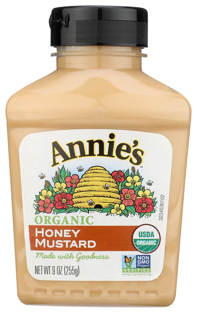 Annies Naturals Organic Honey Mustard, 9 Ounce - 12 per case.