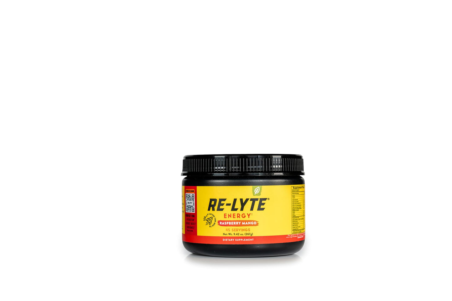 REDMOND Re-Lyte Energy Electrolyte Mix  Raspberry Mango  8.6oz Jar