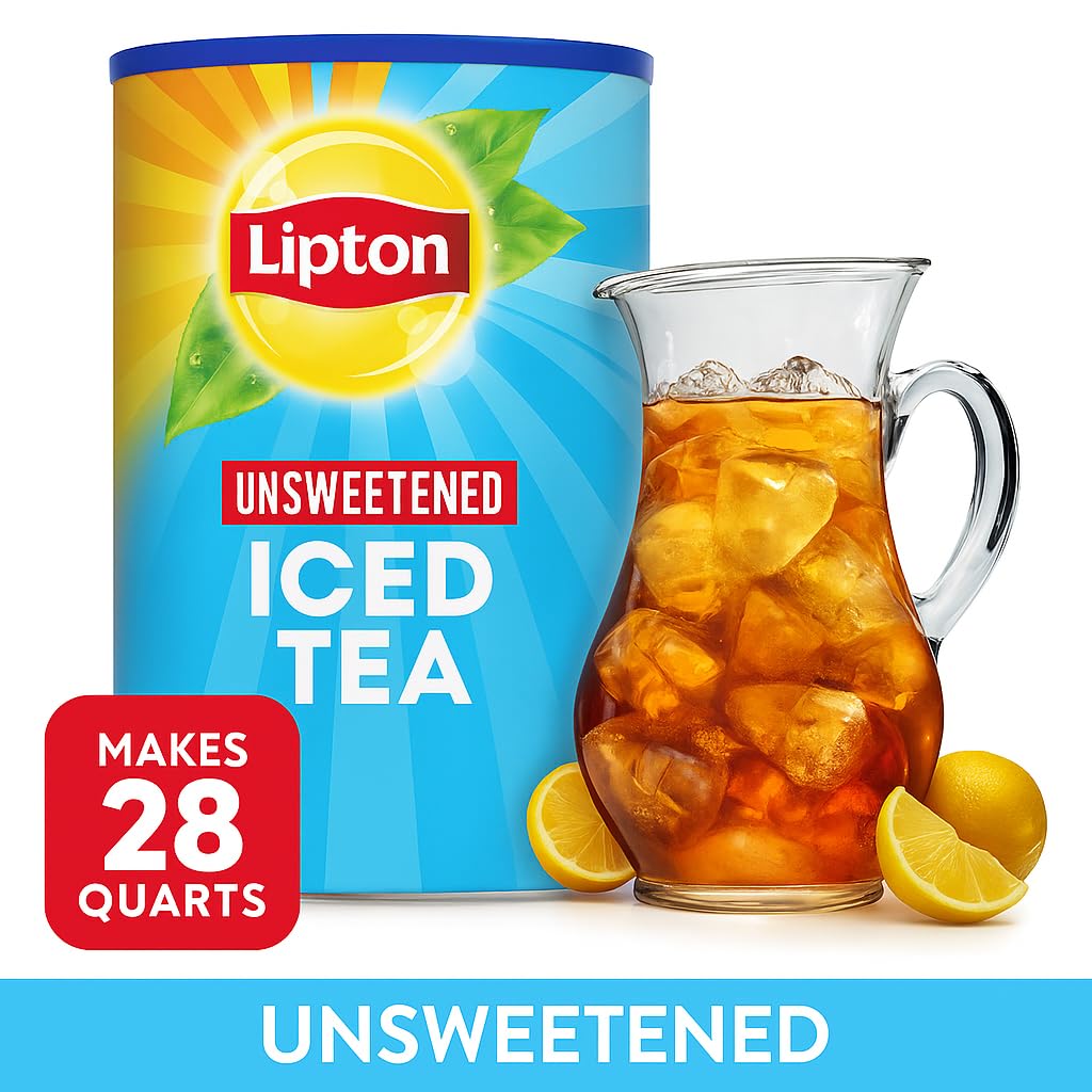 Lipton Unsweetened Iced Tea Mix, 3 Oz, Model 84131542