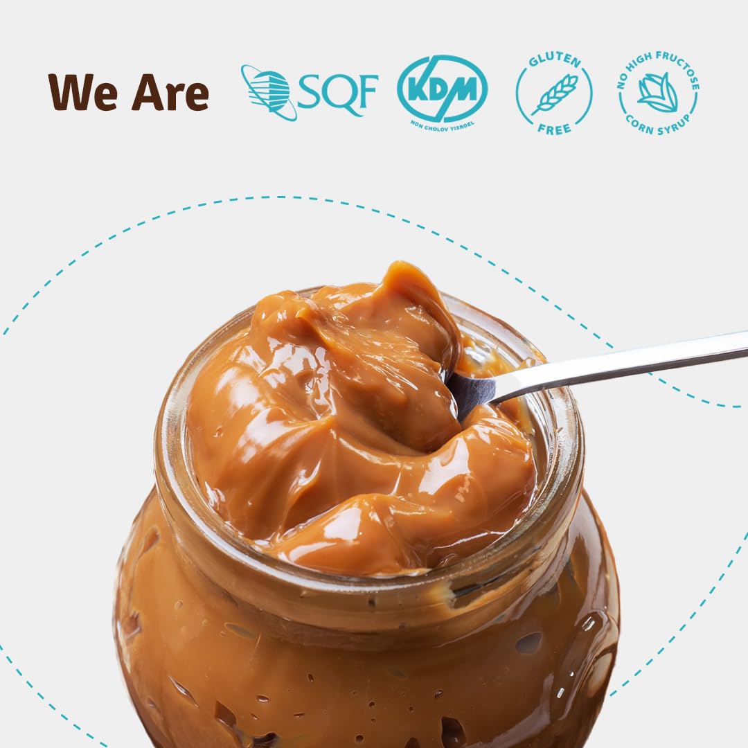 Nuuva Premium Dulce de Leche Caramel Spread - 2.5 lbs, Perfect for Desserts and Baking