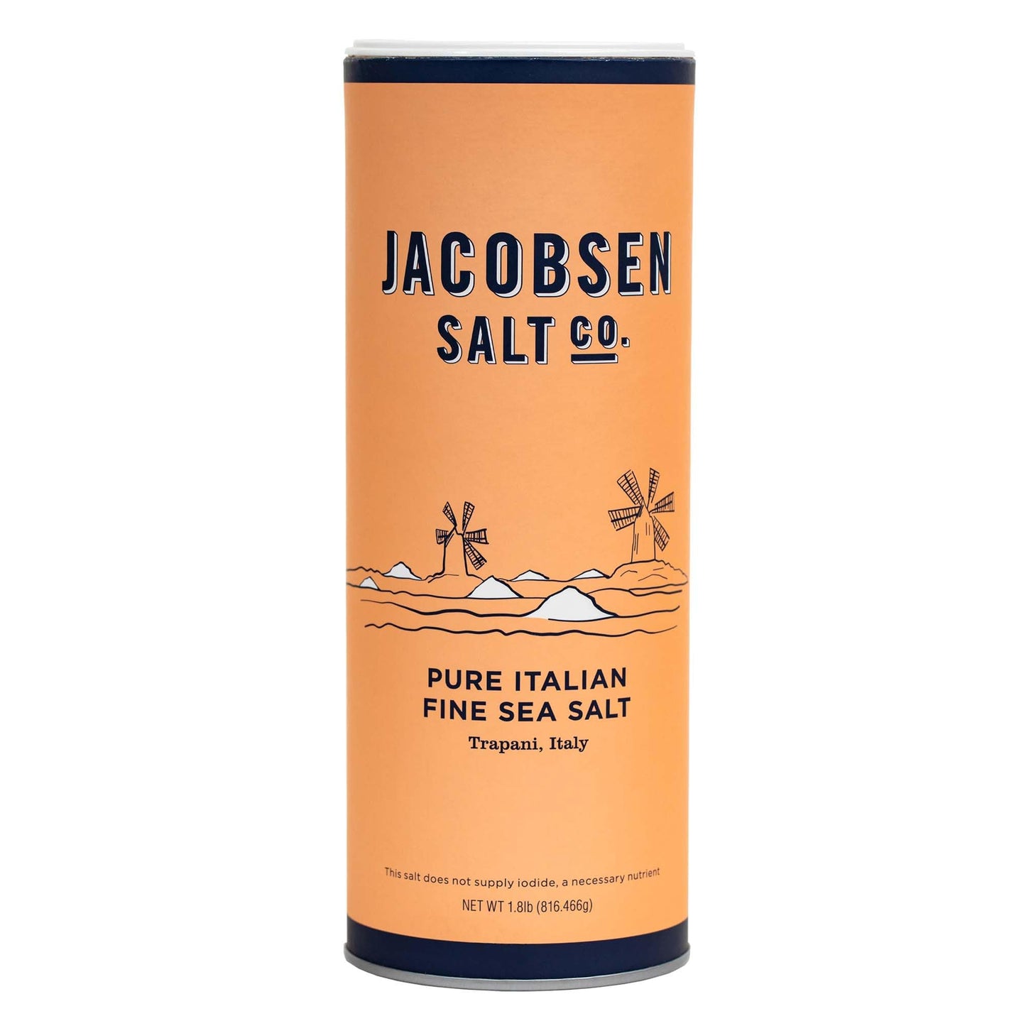 Jacobsen Salt Co Pure Italian Fine Sea Salt 816.46 Gr