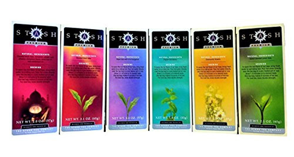 Stash Tea Assorted Tea Collection - 6 Flavors - 30 Count (Pack of 6)