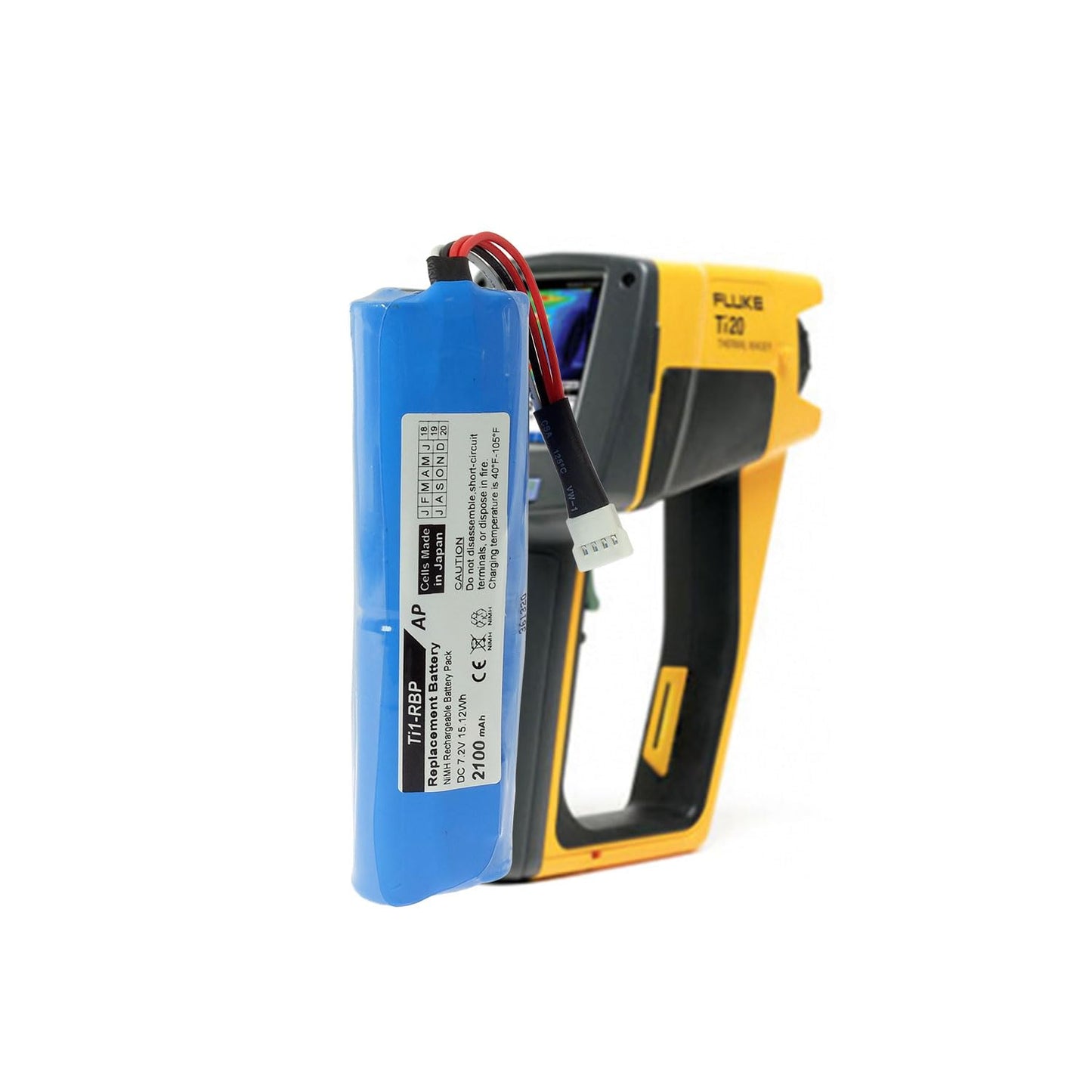 Replacement Ti20-Rbp Battery For Fluke Thermal Imagers 2100 Mah
