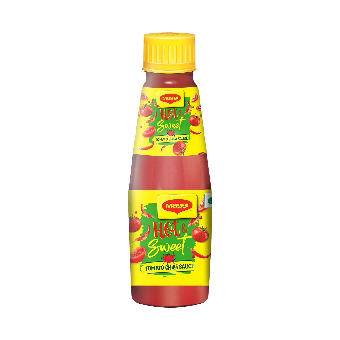 Maggi Hot & Sweet Tomato Chilli Sauce, Perfect Blend Of Tomatoes & Chillies, 200 Gram Bottle