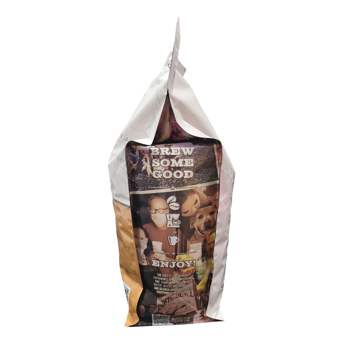Independence Coffee Co. Light Roast Whole Bean Coffee, Caramel & Vanilla, 5 Pound Bag