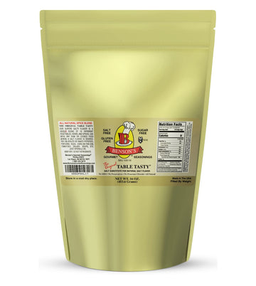 Bensons Gourmet Seasonings Table Tasty Salt Substitute, Salt-Free Popcorn Seasoning, 16 Ounce Bag, Gluten Free