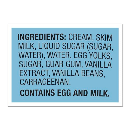 Ben & Jerrys Vanilla Ice Cream Pint Non-GMO 16 oz
