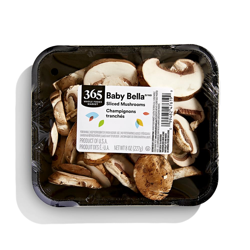 Sliced Baby Bella Mushrooms, 8 oz