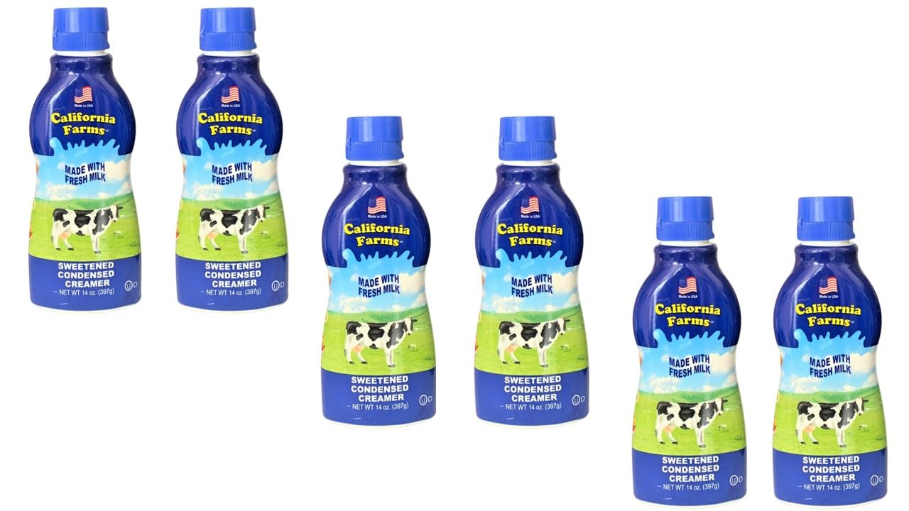 Generic 3 Packs - Sweetend Condensed Milk Full Cream from California Farms - 14 Oz