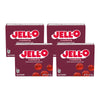 Jell-O Gelatin Dessert, Cranberry, 3-Ounce Boxes (Pack of 4)