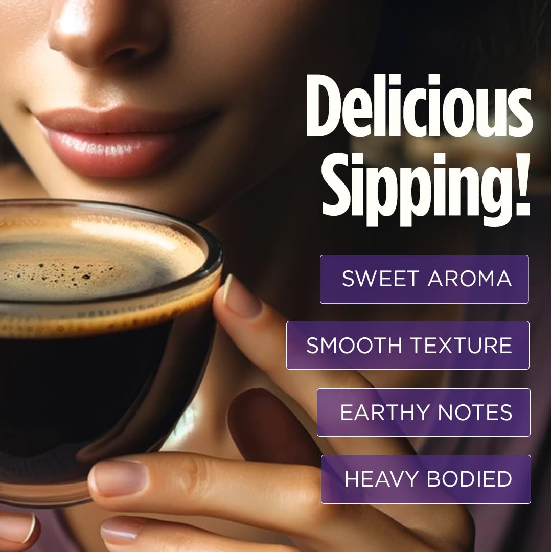 Vitacup Focus Mushroom Coffee Grounds, With Lions Mane, Chaga, B Vitamins, D3, Boost Focus, Immunity, Memory & Clarity, Medium D