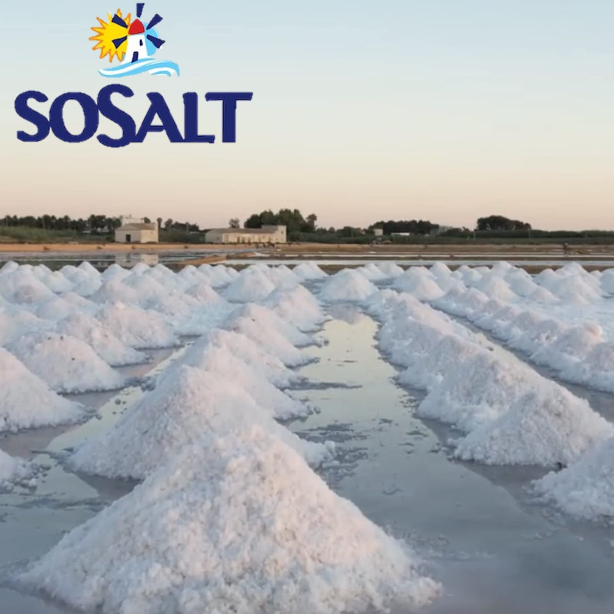 Fine Natural Sea Salt, 27.56 lbs (12.5 kg), Bulk, Foodservice, Resturant, Canning, Brining, BBQ, Asado, Grilling, SoSalt, Trapan