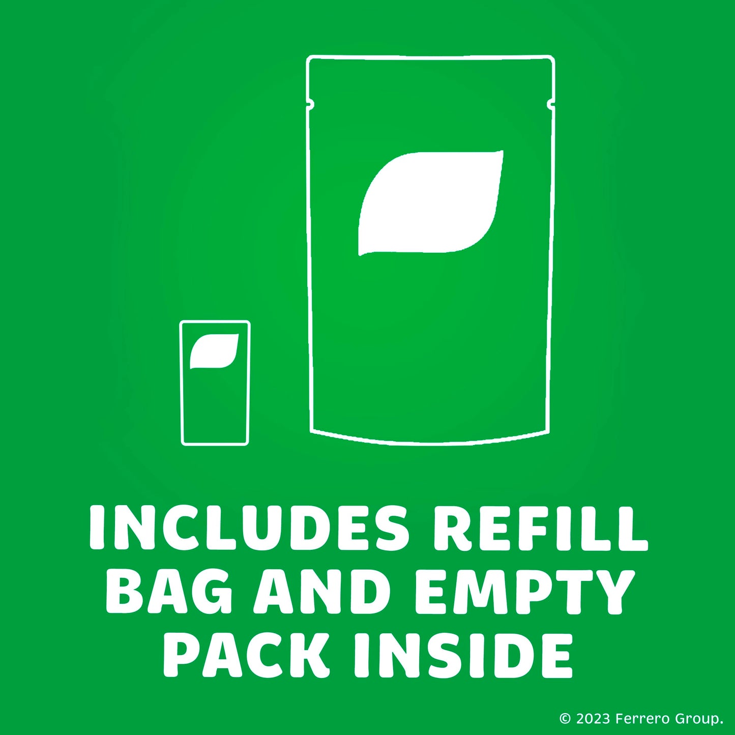 Tic Tac Bulk Resealable Refill Bag, Freshmint Breath Mints, On-The-Go Refreshment, Includes Empty Refillable Pack, 17.2 oz