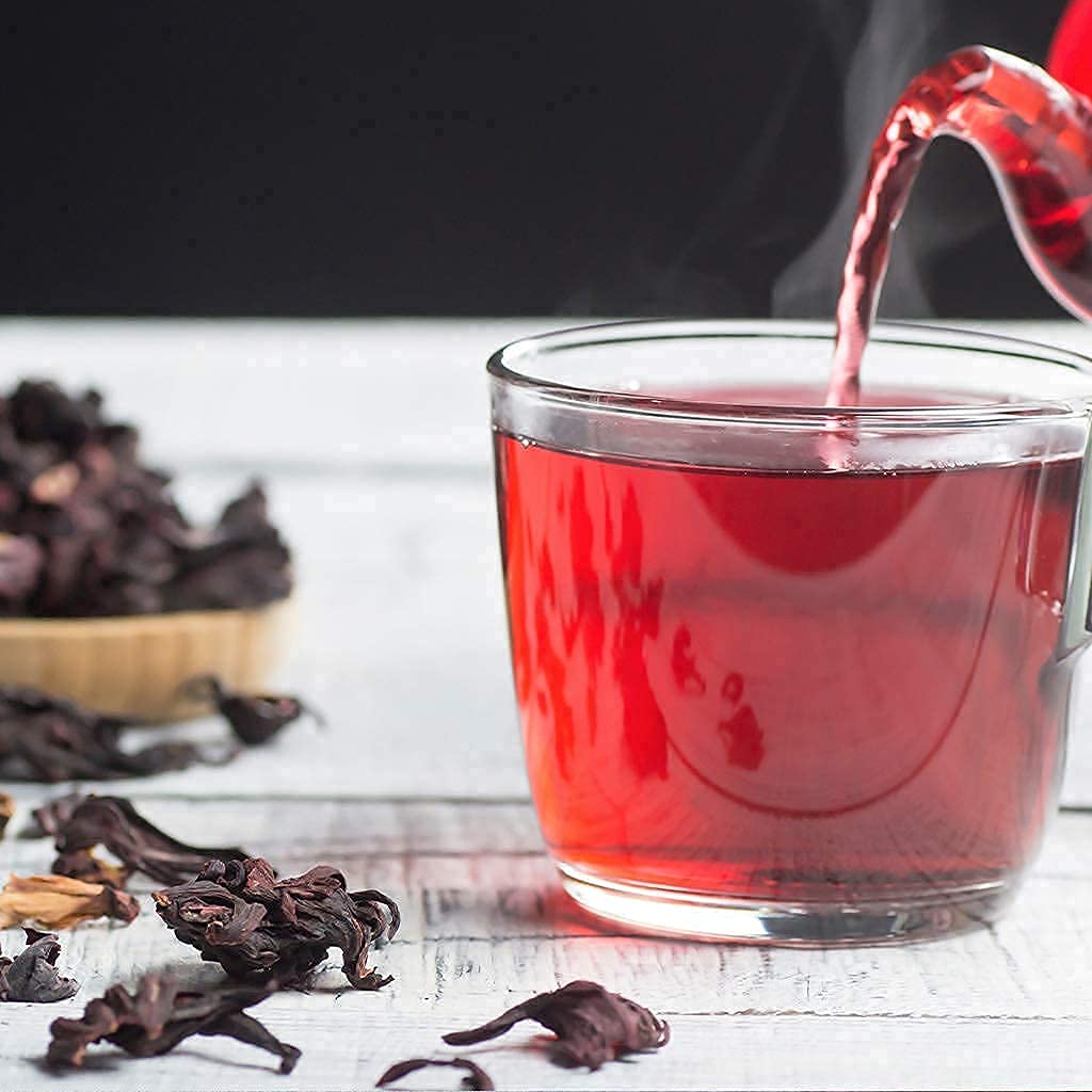 2lb Dried Hibiscus Flowers Bulk perfect for Tea and Mexican Agua Fresca  Flor de Jamaica  Whole Flowers and Petals by 1400s Spices
