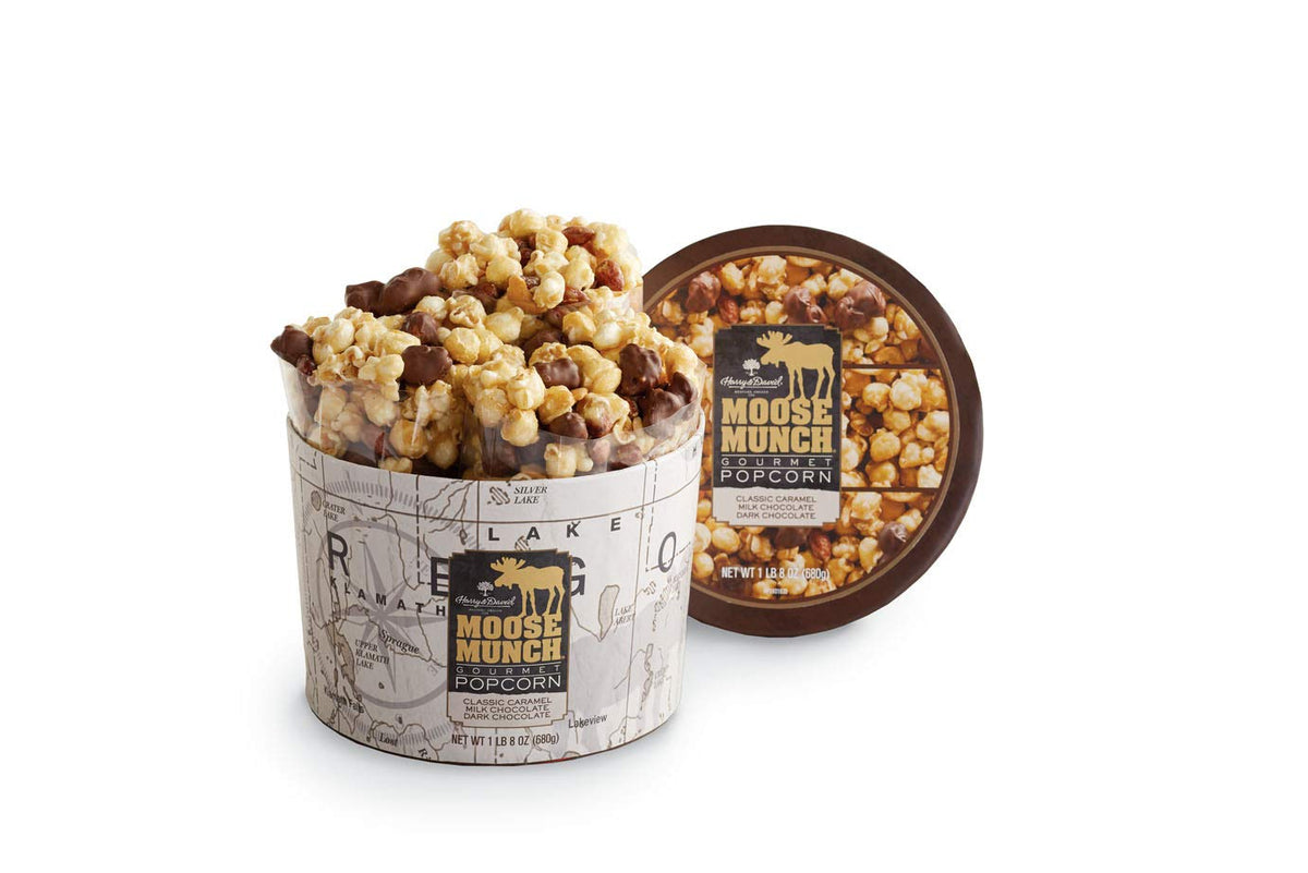 Harry & David Classic Moose Munch Gourmet Popcorn 1Lb 8 Oz Assortment Dflavor Blend